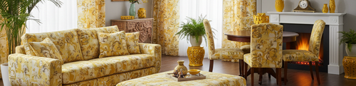Yellow  Fabric