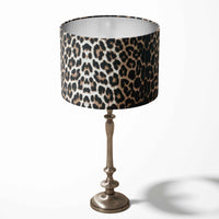 Leopard Lampshade, Animal Print Lamp Shade, Cheetah Handmade Drum Shade