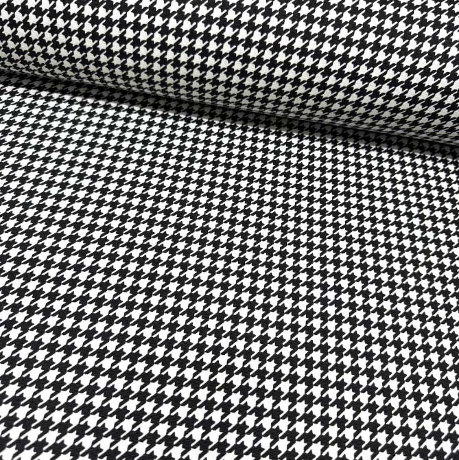 Yellow Houndstooth Fabric, Modern Retro Upholstery Curtain Roman Blind Fabric