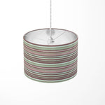 Stripe Lampshade, Blush Pink Lampshade, Dusty Rose Modern Lampshade