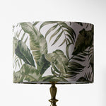 Tropical Leaf Lampshade, Green Palm Leaf Botanical Jungle Lampshade