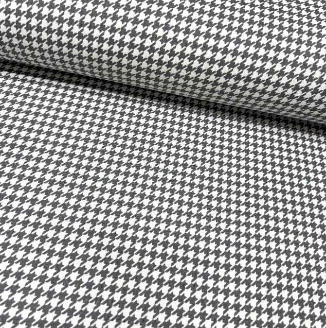 Yellow Houndstooth Fabric, Modern Retro Upholstery Curtain Roman Blind Fabric