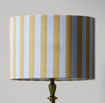 Yellow White Lamp Shade, Stripe Farmhouse Country Table Ceiling Lampshade