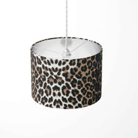 Leopard Lampshade, Animal Print Lamp Shade, Cheetah Handmade Drum Shade