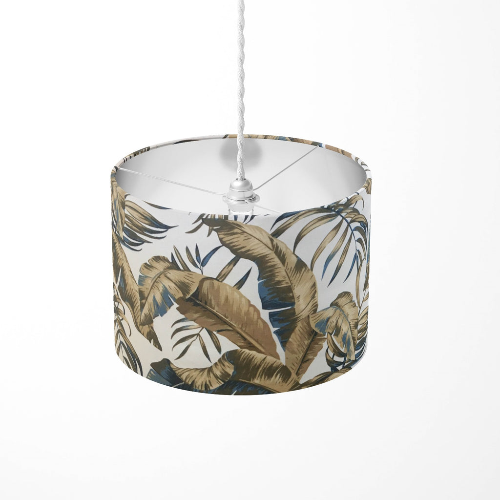 Jungle Leaf Lampshade, Tropical Banana Leaf Hawaiian Exotic Lampshade