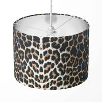 Leopard Lampshade, Animal Print Lamp Shade, Cheetah Handmade Drum Shade