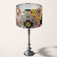 Aztec Lampshade, Kilim Lampshade, Multi Coloured Tribal Ethnic Lampshade