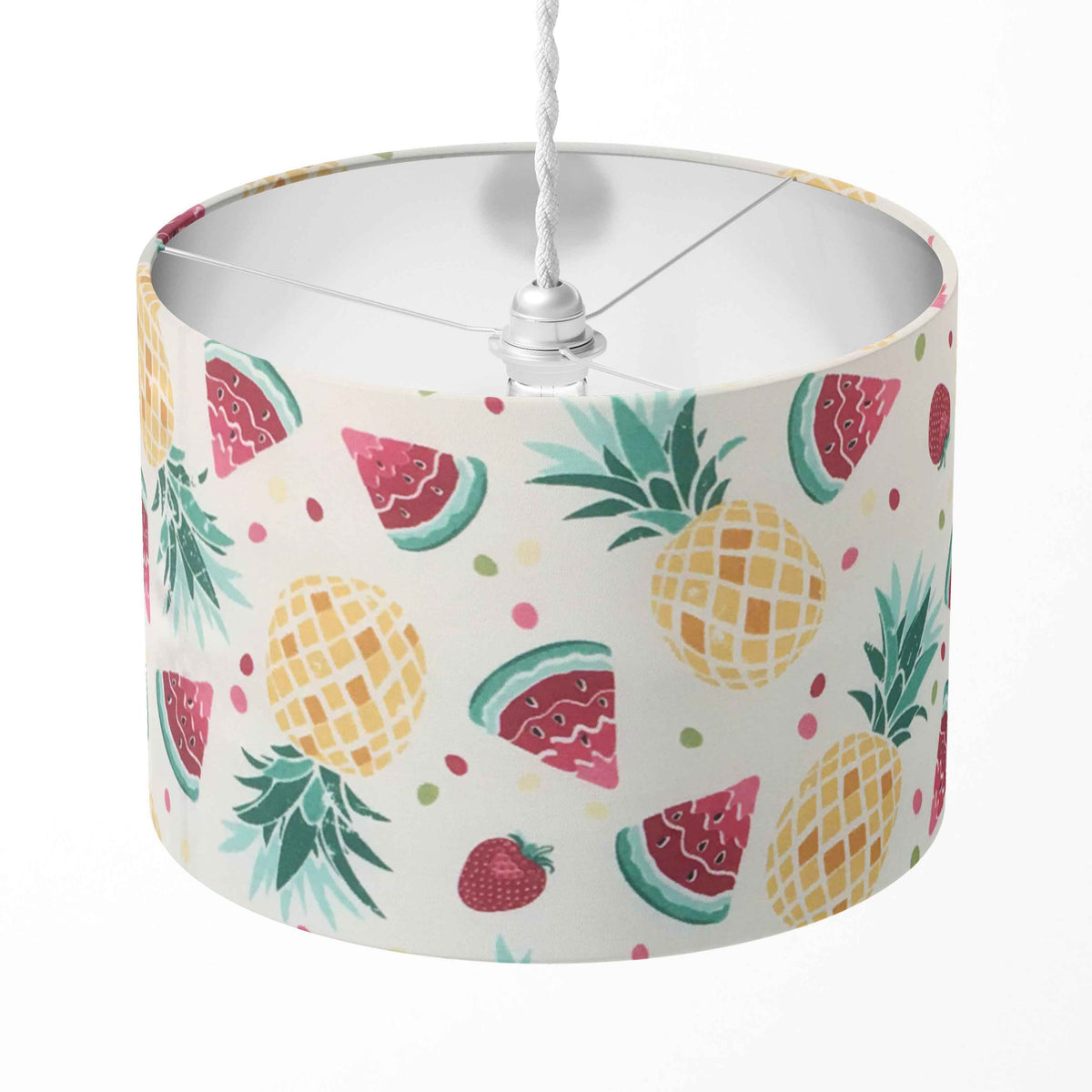 Pineapple Lampshade, Tropical Fruit Strawberry Kids Children's Lamp Shade