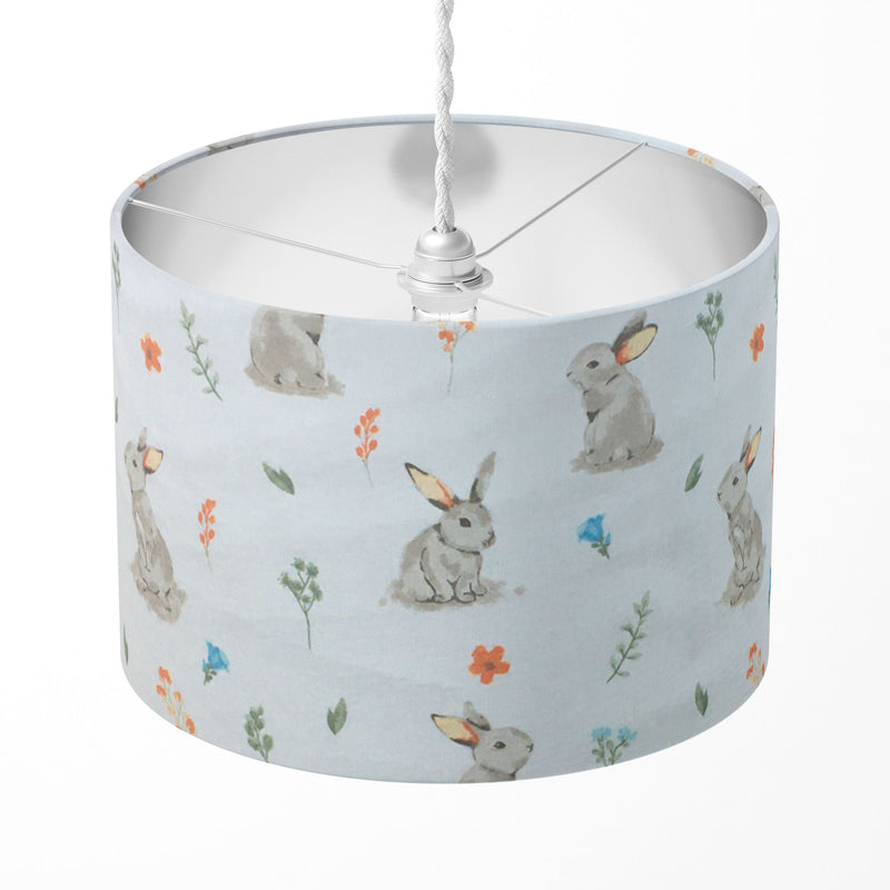 Rabbit Lampshade, Bunny Lamp Shade, Woodland Nursery Kids Hare Lampshade