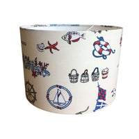 Nautical Lampshade, Boat Lamp Shade, Ocean Marine Lighthouse Lampshade