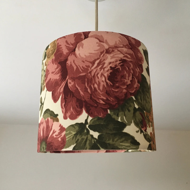 Red rose outlet lamp shade