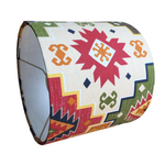 Aztec Lampshade, Kilim Lampshade, Multi Coloured Tribal Ethnic Lampshade