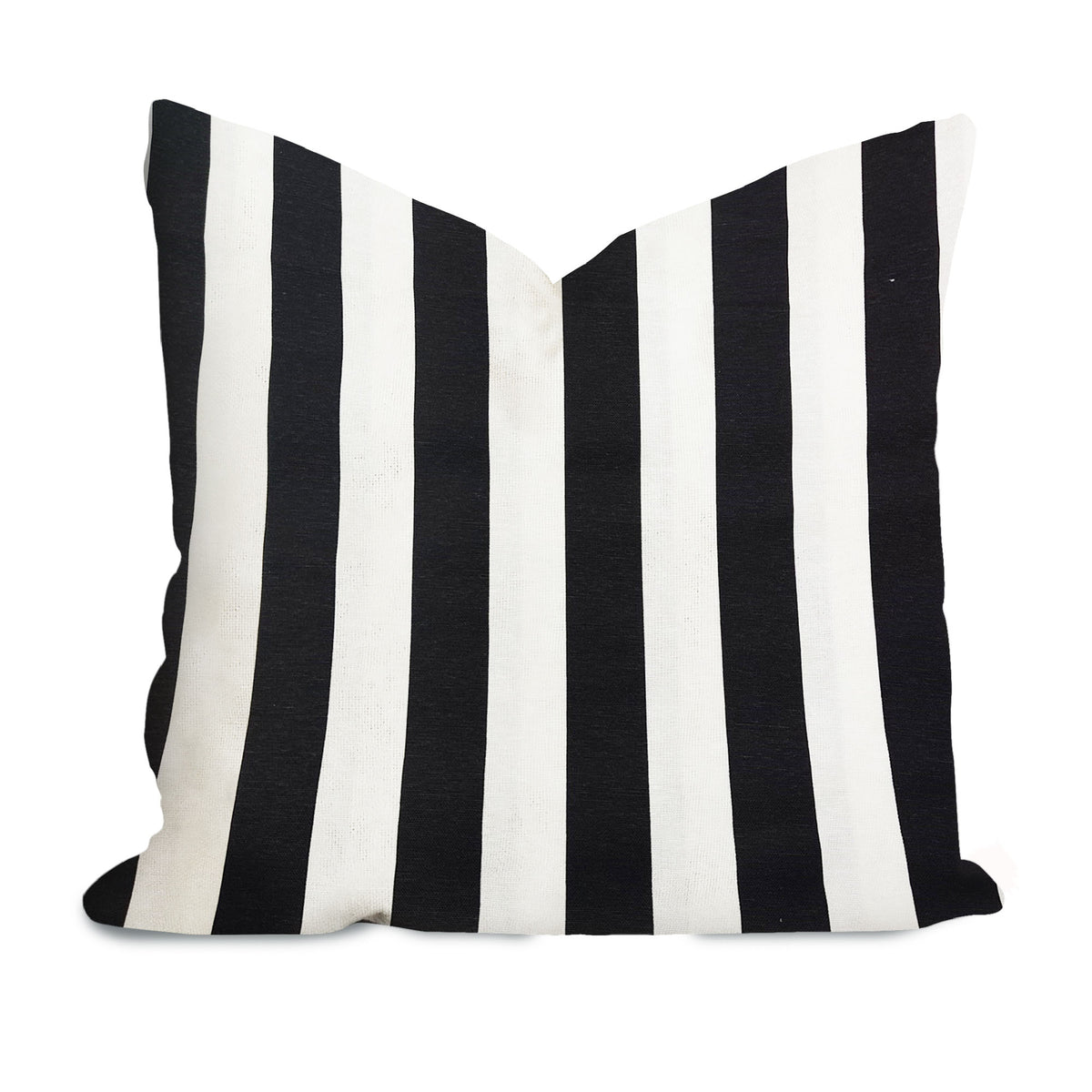 Black White Stripe Cushion, Monochrome Throw Pillow Cover