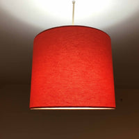 Plain Drum Lampshade, Cotton Handmade Table Floor Ceiling Pendant Lampshade
