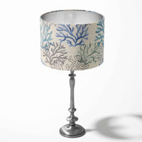 Ocean Lamp Shade, Coastal Lampshade, Blue Coral Reef Nautical Lampshade