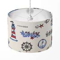 Nautical Lampshade, Boat Lamp Shade, Ocean Marine Lighthouse Lampshade