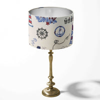 Nautical Lampshade, Boat Lamp Shade, Ocean Marine Lighthouse Lampshade