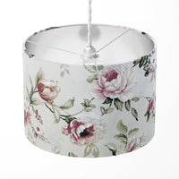Pink Floral Lampshade, Rose Lamp Shade, Cream Lampshade Table Lamp Ceiling