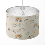 Rainbow Lampshade, Pastel Nursery Baby Room Children's Kids Lamp Shade