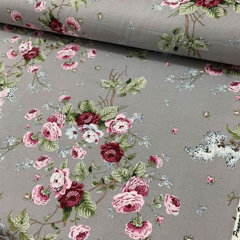 Rose Colored Upholstery Fabric