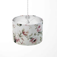 Pink Floral Lampshade, Rose Lamp Shade, Cream Lampshade Table Lamp Ceiling