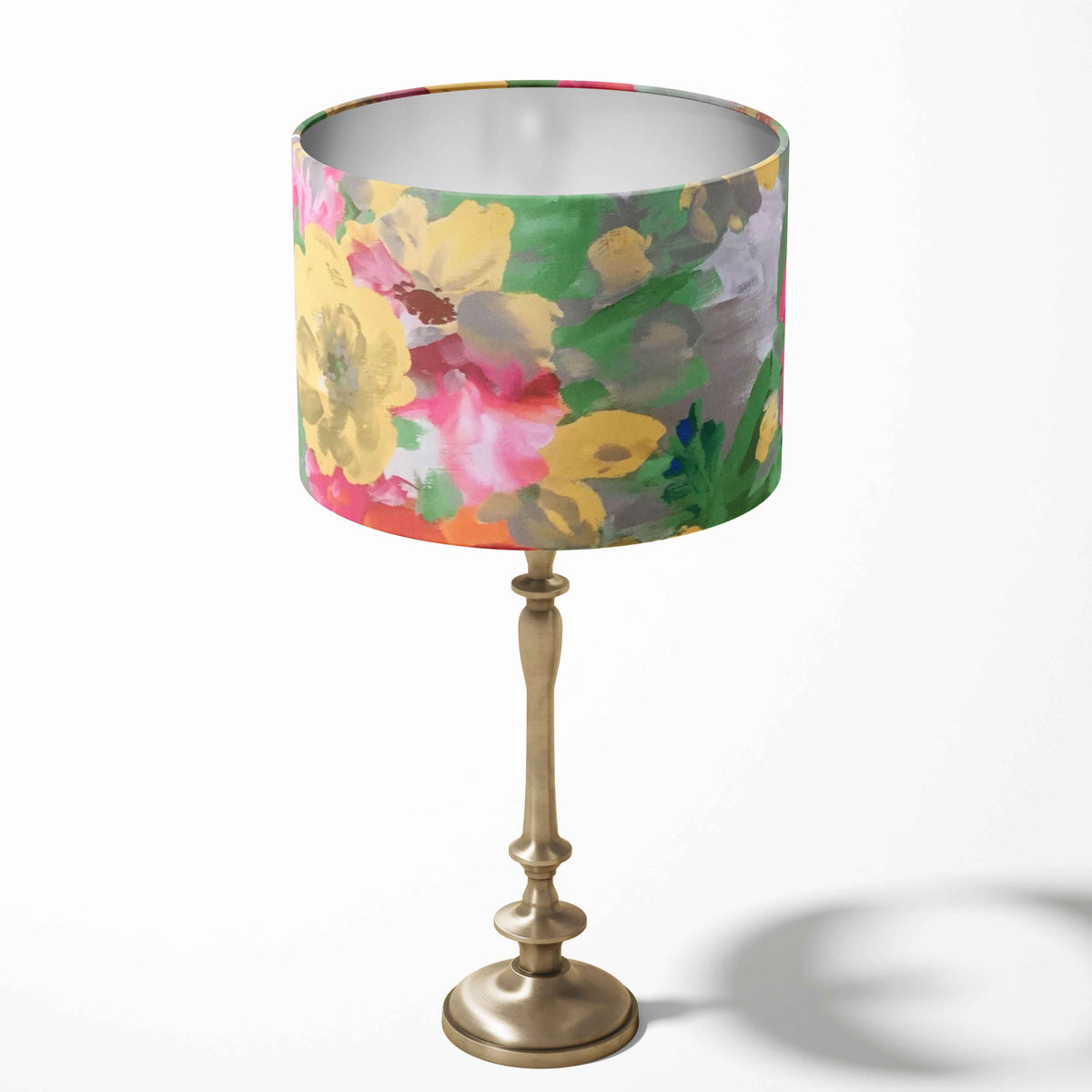 Watercolour Floral Lampshade, Boho Tapestry Art Print Painting Lampshade