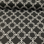 Trellis Fabric, Grey Upholstery Fabric, Contemporary Curtain Fabric