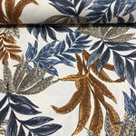 Palm Leaves Fabric, Tropical Print Fabric, Contemporary Upholstery Fabric