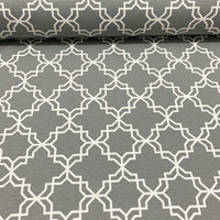 Geometric Upholstery Fabric, Moroccan Trellis Curtain Fabric