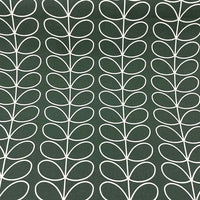 Orla Kiely Linear Stem Evergreen Designer Modern Curtain Upholstery Fabric