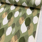Contemporary Curtain Fabric, Geometric Orange Fabric, Cotton Upholstery Fabric