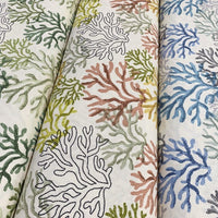 Blue Ocean Fabric, Reef Fabric, Nautical Upholstery Underwater Fabric