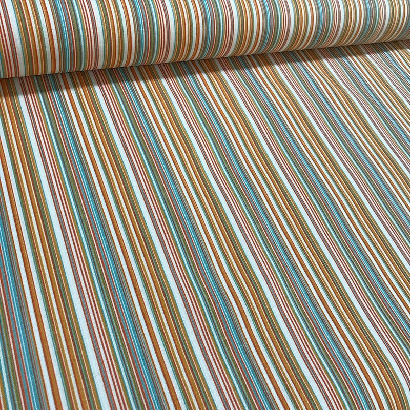 Red Stripe Upholstery Fabric, Pinstripe Fabric, Ticking Curtain Cotton Canvas Fabric