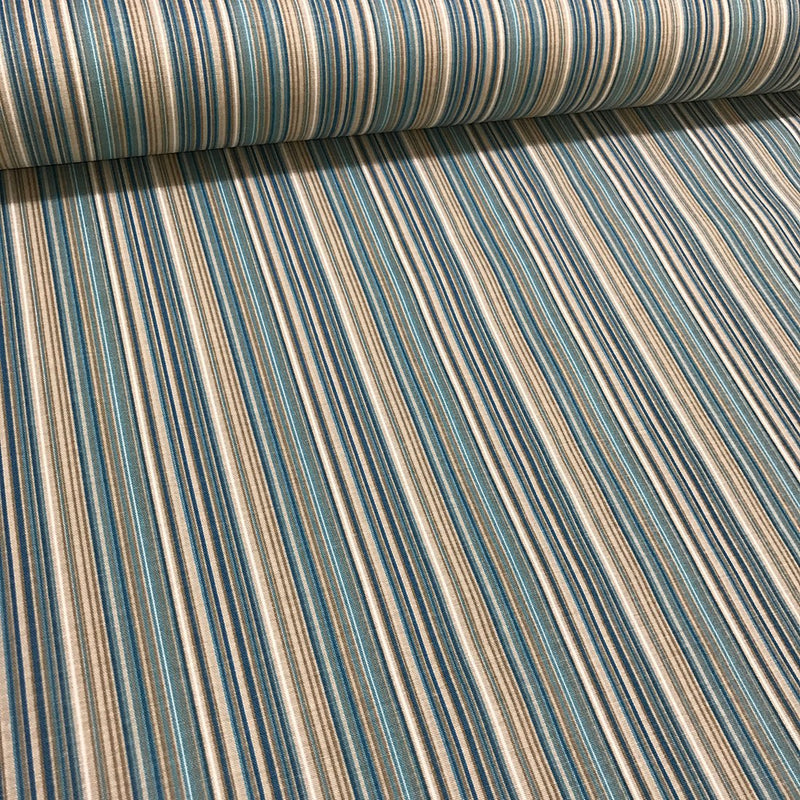 Red Stripe Upholstery Fabric, Pinstripe Fabric, Ticking Curtain Cotton Canvas Fabric