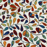 Watercolour Upholstery Fabric, Leaves Print fabric, Multicoloured Fabric