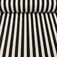Stripe Canvas Fabric, Beige White Upholstery Cotton Curtain Fabric