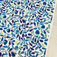 Watercolour Upholstery Fabric, Leaves Print Fabric, Multicoloured Fabric