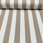 Pink Stripe Upholstery Fabric, Light Pink and White Fabric
