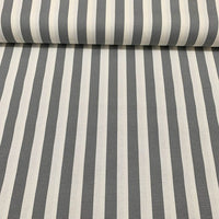 Stripe Canvas Fabric, Beige White Upholstery Cotton Curtain Fabric