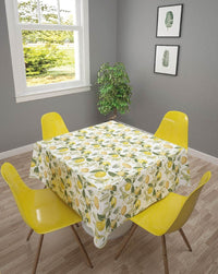 Lemon Print Fabric, Yellow Green Fruit Kitchen Upholstery Curtain Fabric