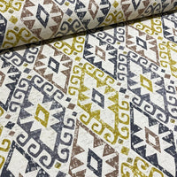 Kilim Fabric, Ethnic Upholstery Fabric, Blue Red Colourful Turkish Fabric