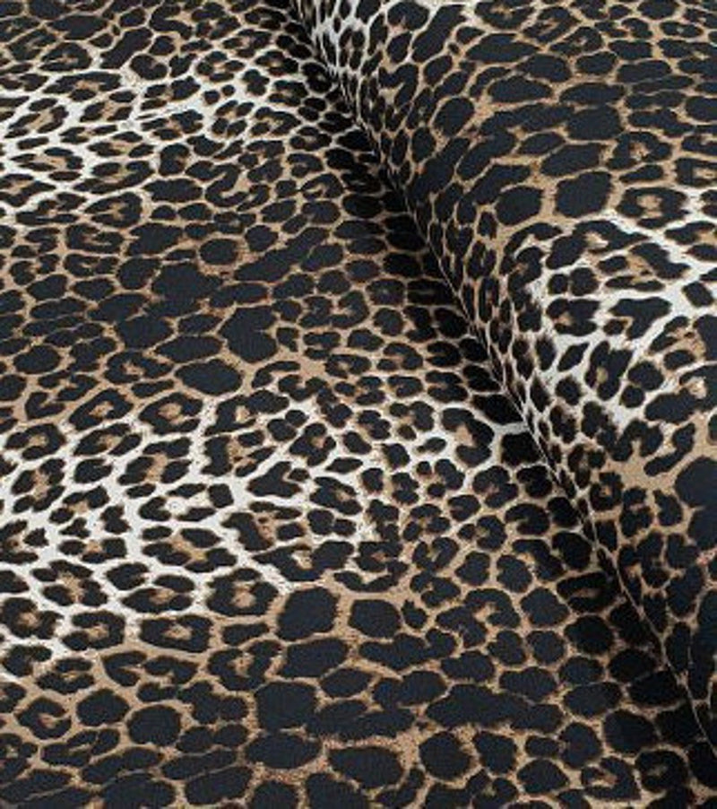 Leopard Print Fabric, Animal Upholstery Fabric, Cheetah Fabric