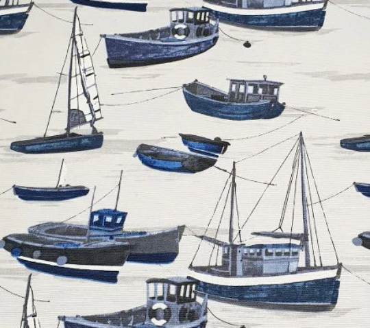 Watercolour Upholstery Fabric, Nautical Fabric, Boat Fabric