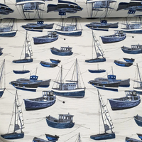 Watercolour Upholstery Fabric, Nautical Fabric, Boat Fabric