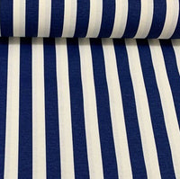 Black White Stripe Fabric, Monochrome Fabric
