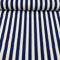 Stripe Canvas Fabric, Beige White Upholstery Cotton Curtain Fabric