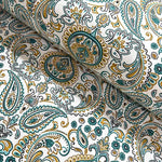 Tapestry Upholstery Fabric, Ethnic Paisley Baroque Damask Curtain Fabric