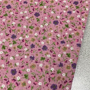 Rose Floral Fabric, Vintage Print Flower Fabric, Cotton Poplin Fabric